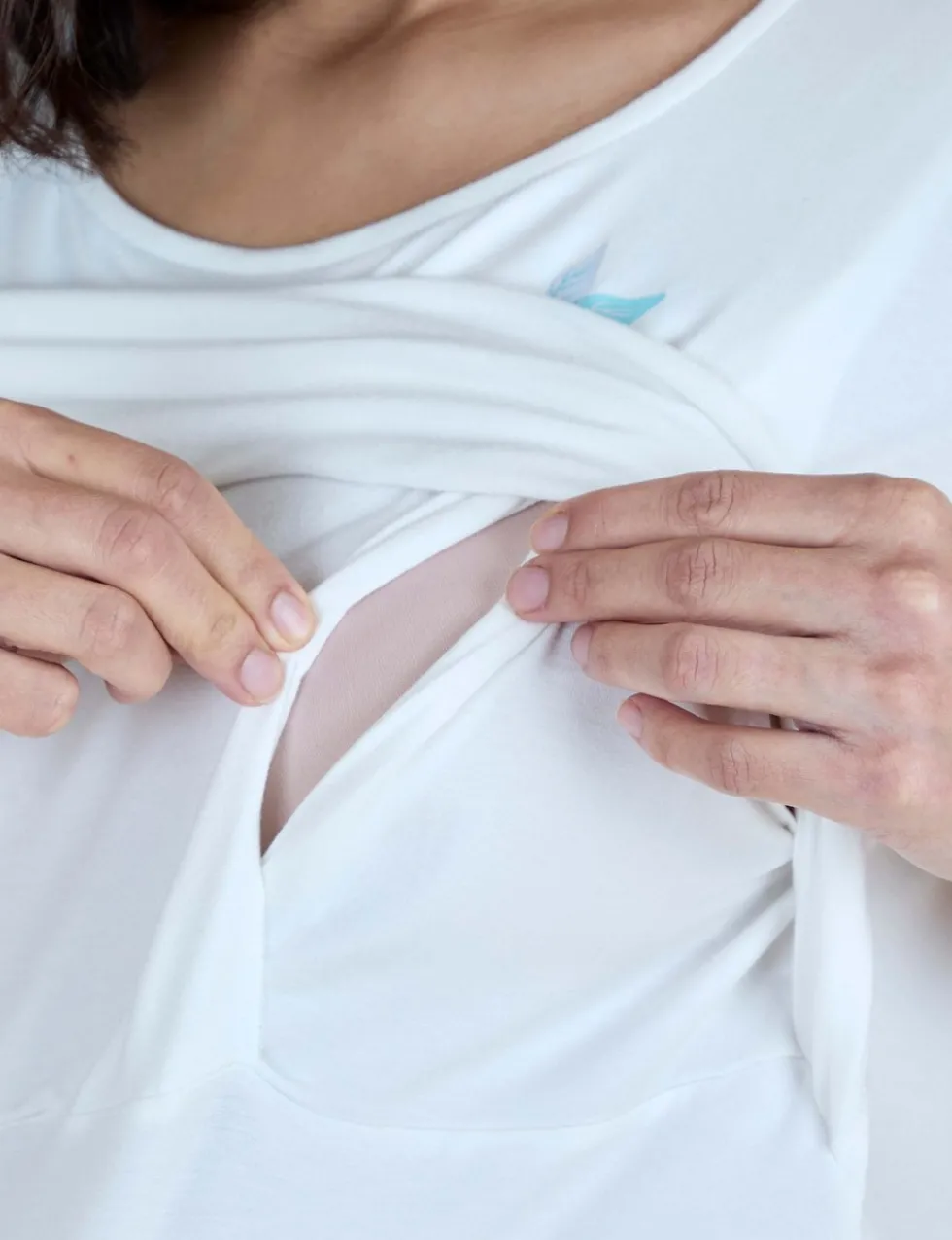 Maternity Peach Print Phamas