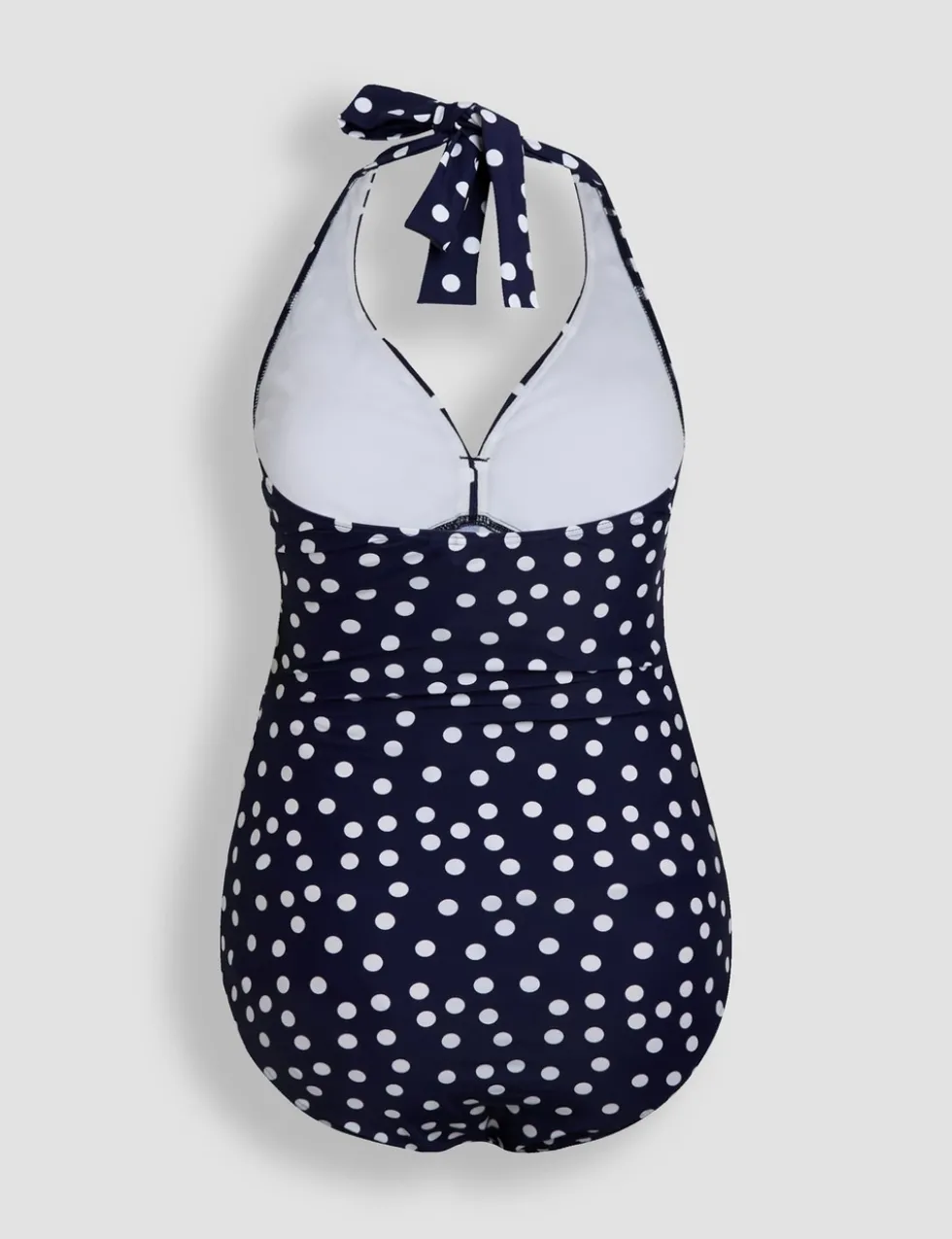 Maternity Polka Dot Halterneck Swimsuit