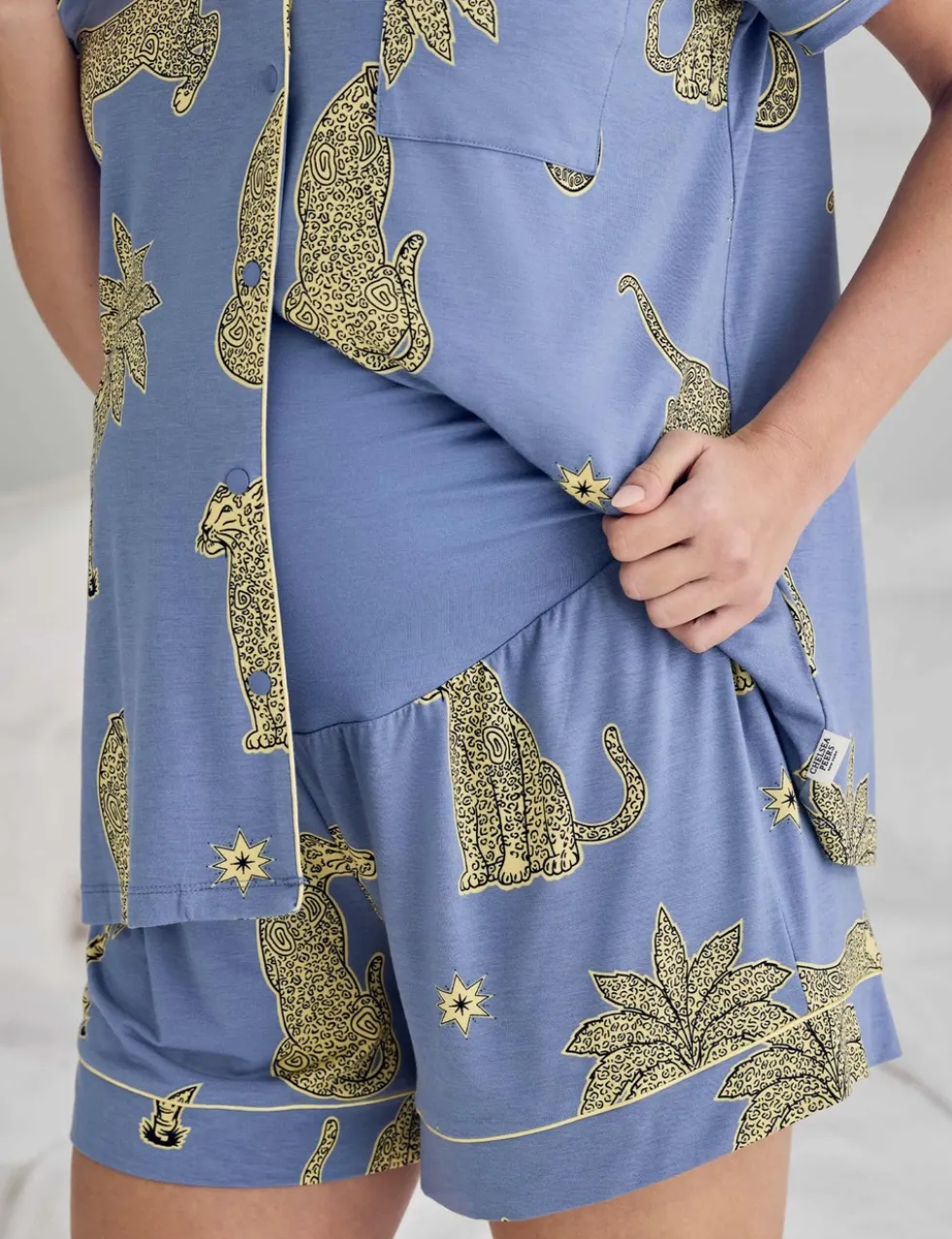 Maternity Printed Shortie Set