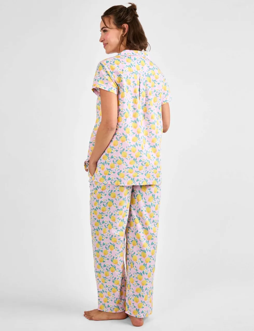 Maternity Pure Cotton Lemon Pyjama Set