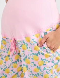 Maternity Pure Cotton Lemon Pyjama Set