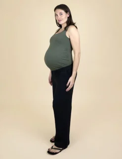 Maternity Pure Cotton Straight Leg Trousers
