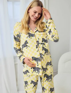 Maternity Zebra Print Pyjama Set