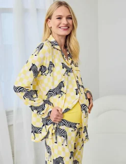 Maternity Zebra Print Pyjama Set