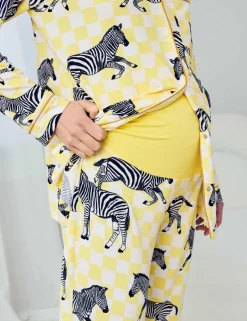 Maternity Zebra Print Pyjama Set