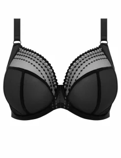 Matilda Mesh Embroidery Wired Plunge Bra DD-K