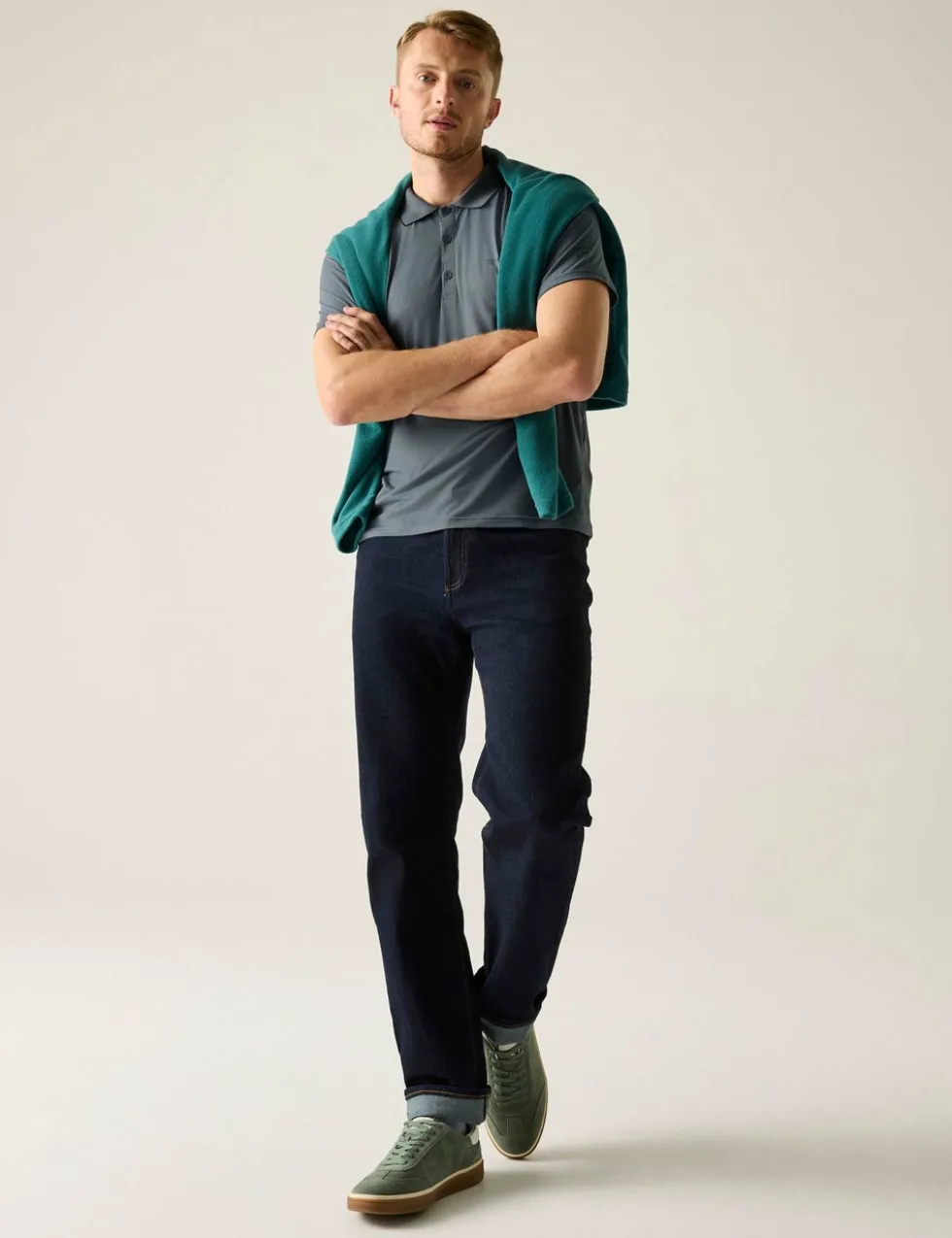 Maverik Stretch Tipped Collar Polo Shirt