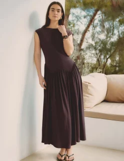 Maxi Drop Waist Dress
