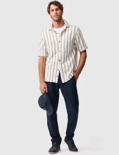 Melford Cotton Rich Striped Shirt