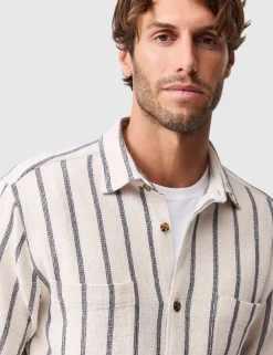 Melford Cotton Rich Striped Shirt
