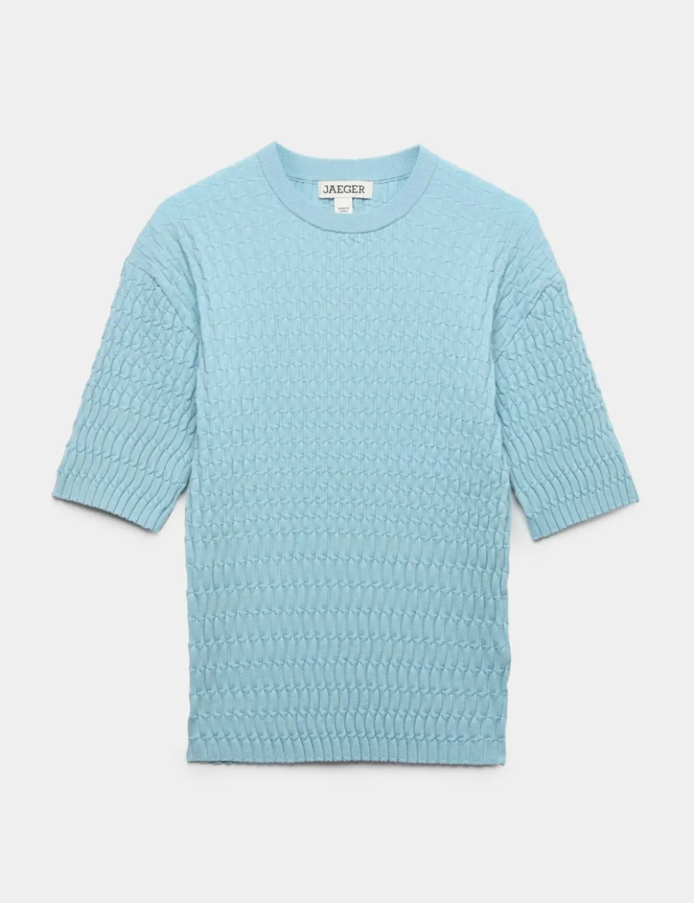 Merino Rich Textured Knitted T-Shirt