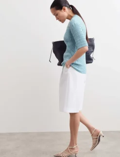 Merino Rich Textured Knitted T-Shirt