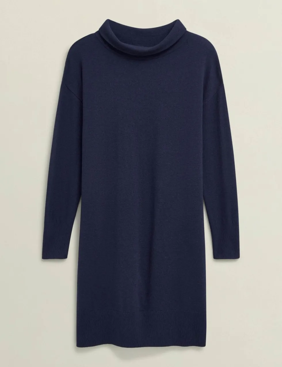 Merino Wool Blend Mini Knitted Dress