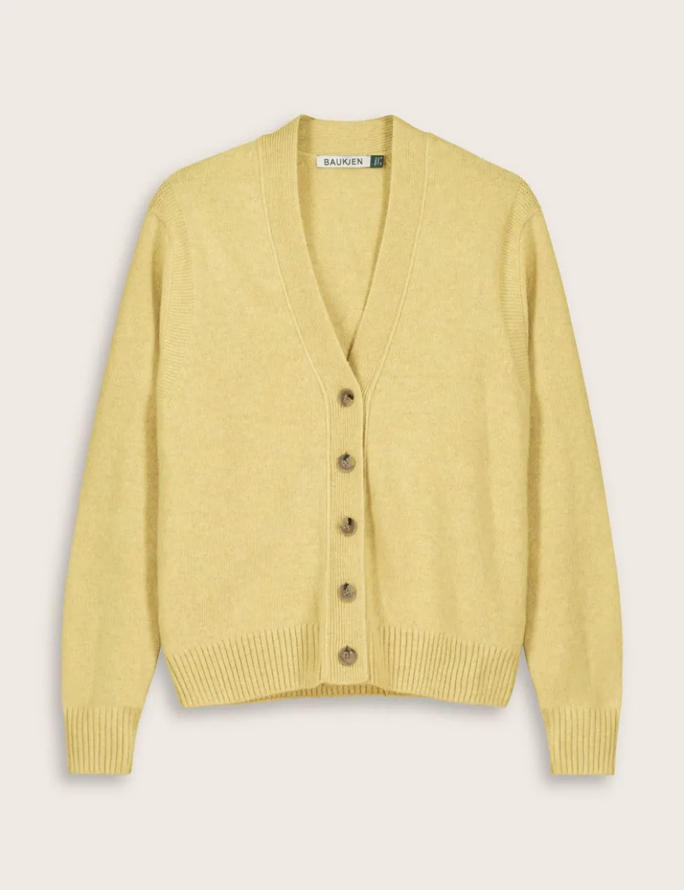 Merino Wool Blend V-Neck Cardigan