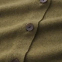 Merino Wool Rich Crew Neck Cardigan