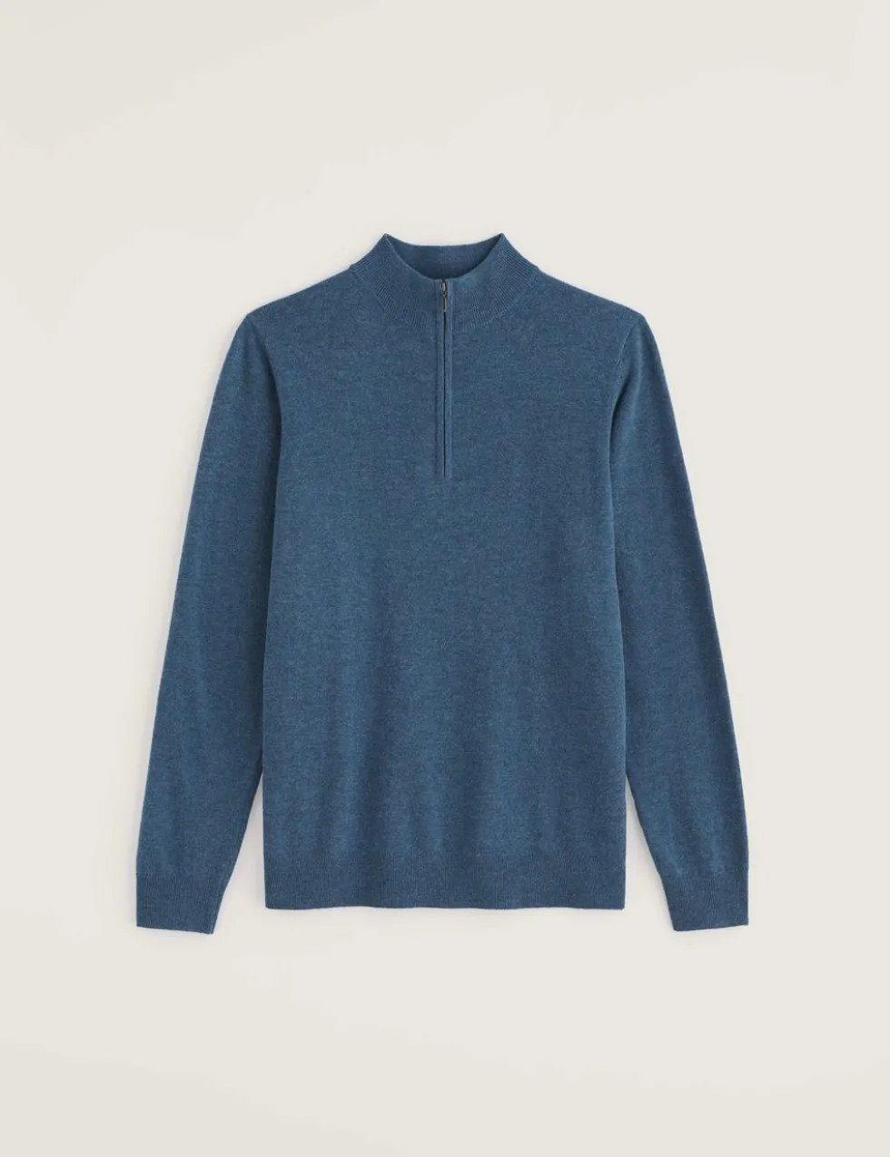 Merino Wool Rich Half Zip Jumper