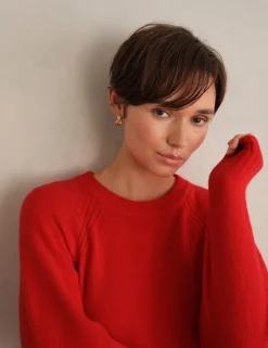 Merino Wool Rich Knitted Midi Jumper Dress