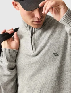Merrick Bay Pure Cotton Half Zip Jumper