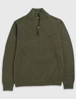 Merrick Bay Pure Cotton Half Zip Jumper