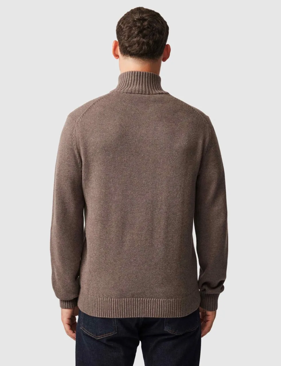 Merrick Bay Pure Cotton Half Zip Jumper