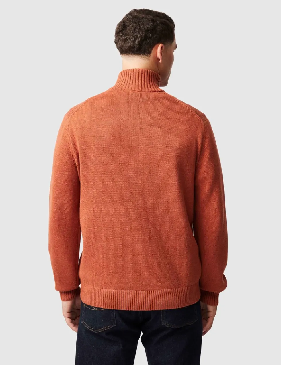 Merrick Bay Pure Cotton Half Zip Jumper