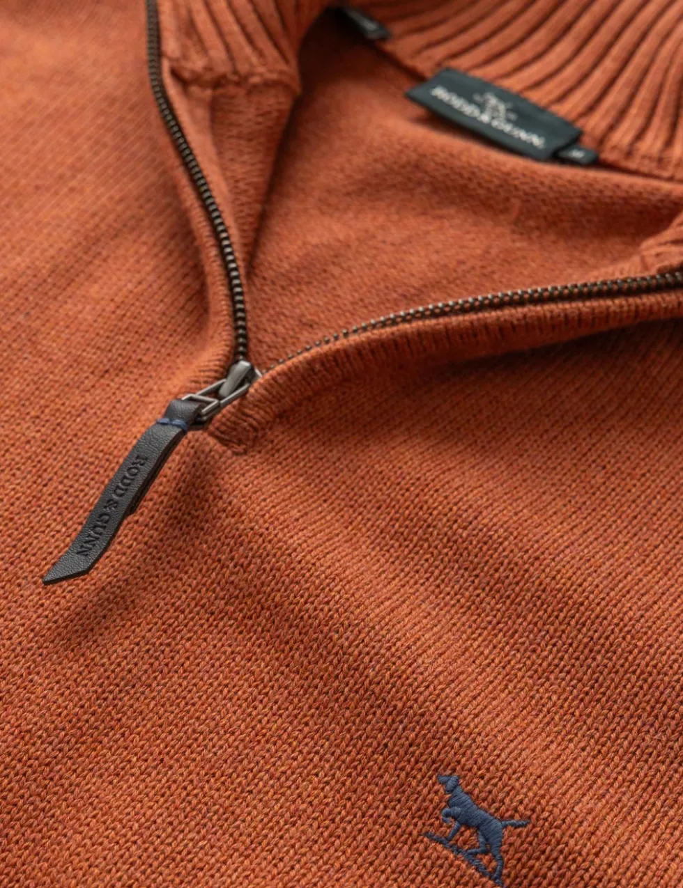 Merrick Bay Pure Cotton Half Zip Jumper