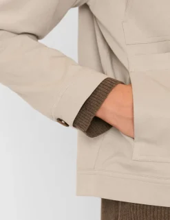 Mia Cotton Blend Utility Jacket