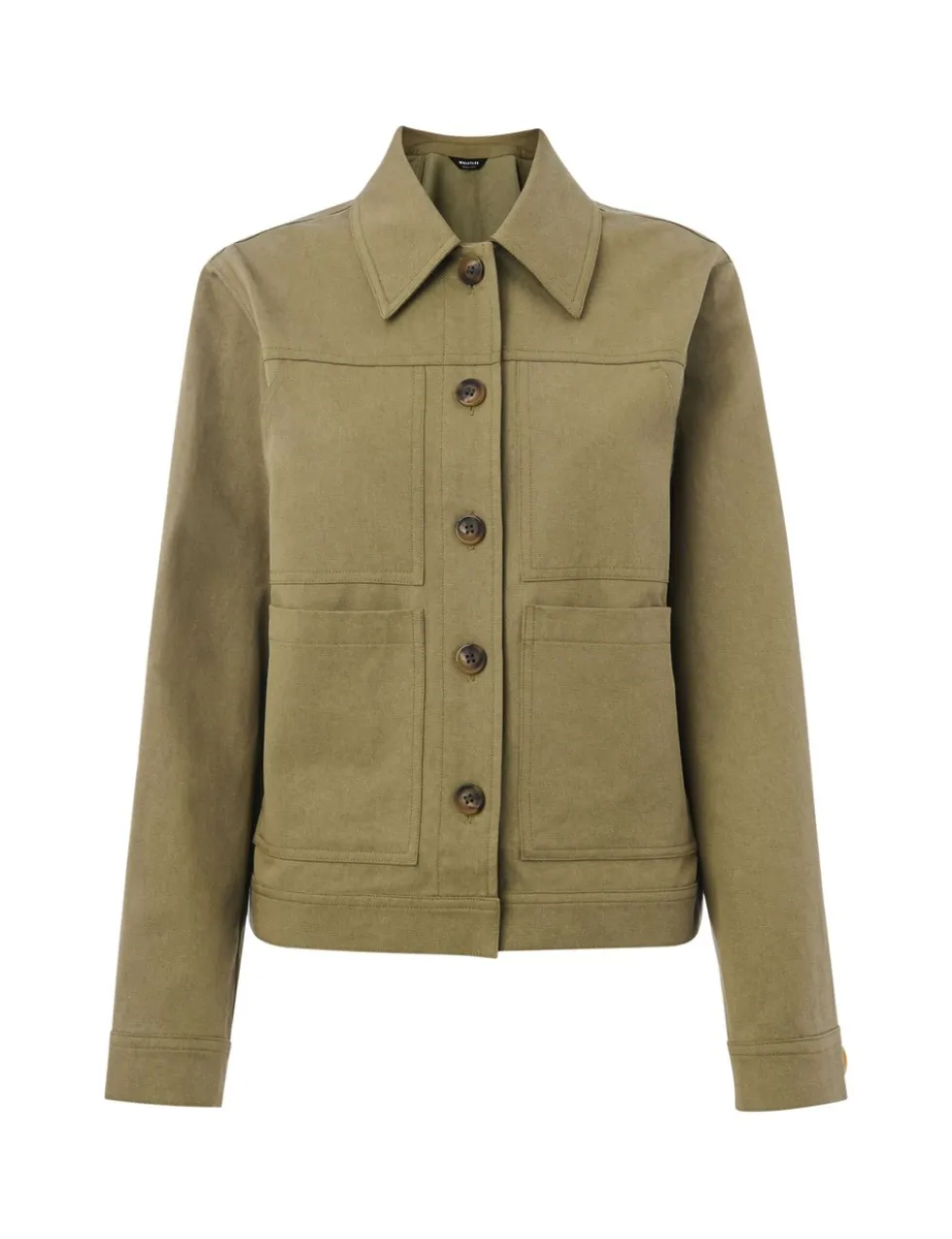 Mia Cotton Blend Utility Jacket