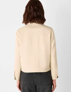 Mia Cotton Blend Utility Jacket