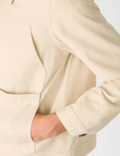 Mia Cotton Blend Utility Jacket