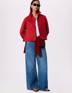 Mia Cotton Blend Utility Jacket
