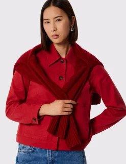 Mia Cotton Blend Utility Jacket