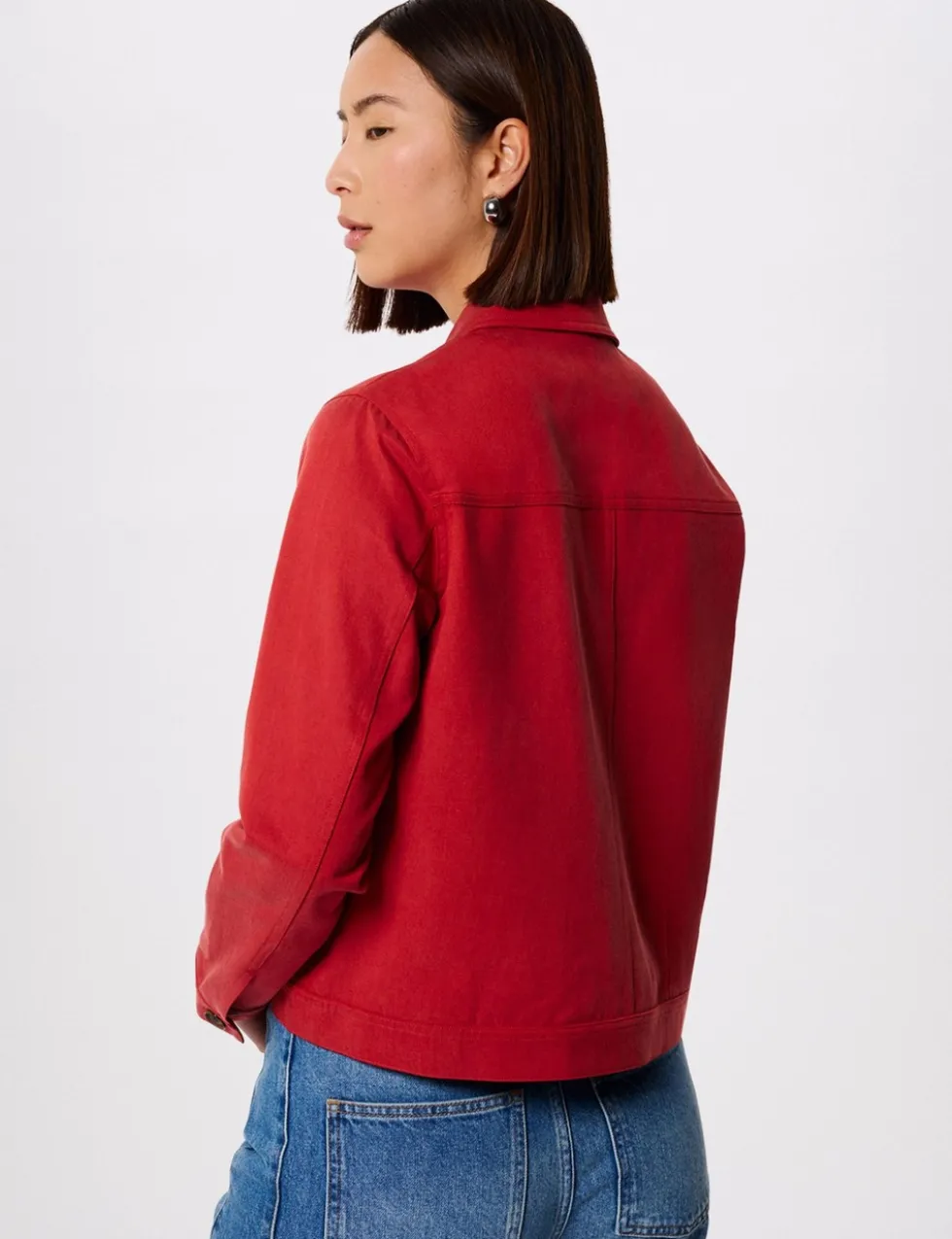 Mia Cotton Blend Utility Jacket
