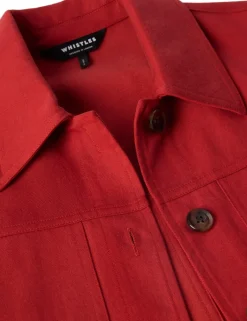 Mia Cotton Blend Utility Jacket