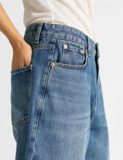 Mid Rise Barrel jeans