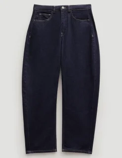 Mid Rise Barrel Jeans
