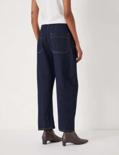 Mid Rise Barrel Jeans
