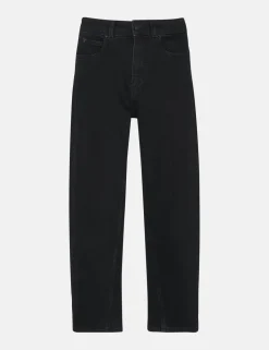 Mid Rise Barrel Leg Ankle Grazer Jeans