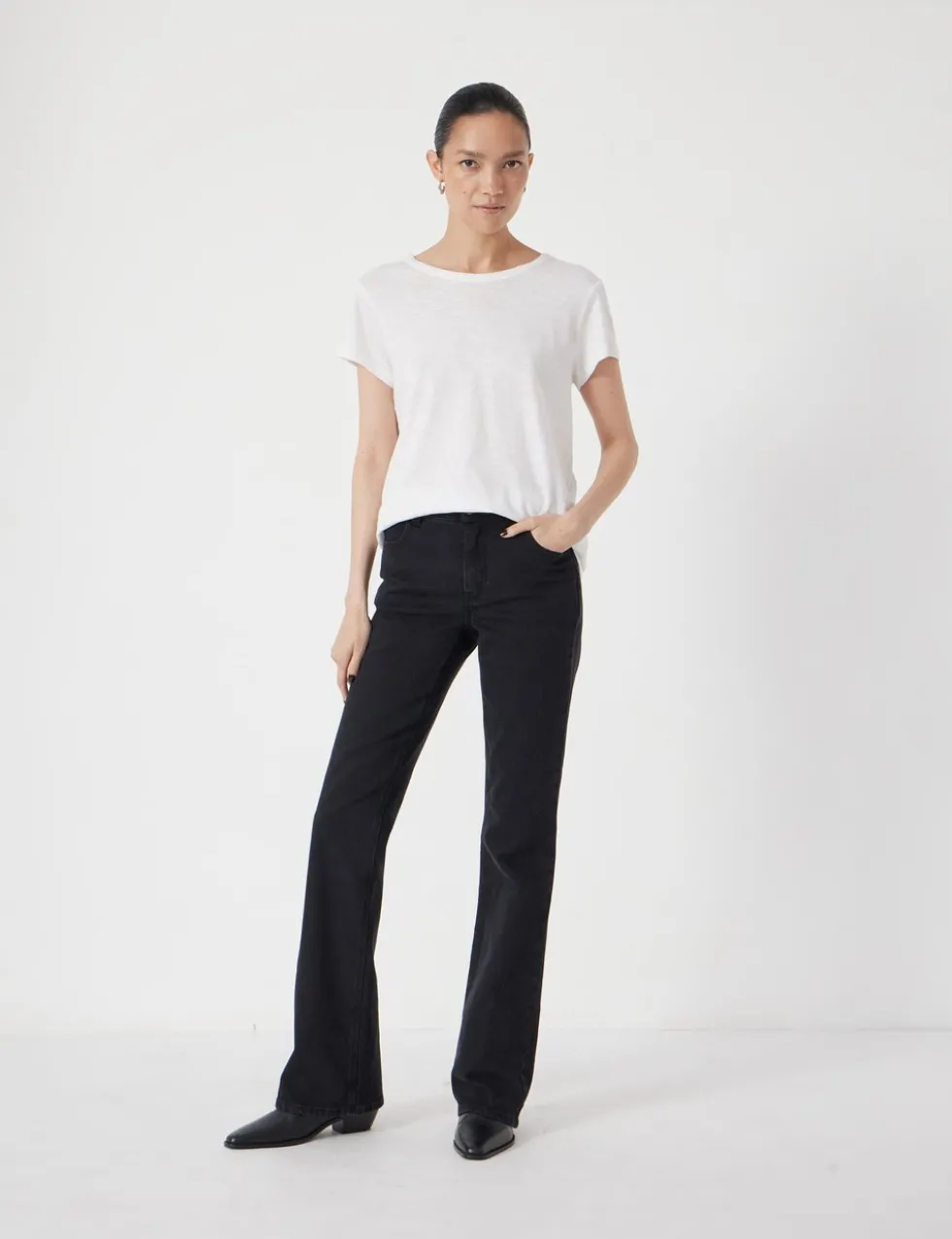 Mid Rise Bootcut Jeans