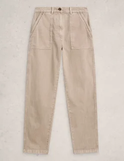 Mid Rise Carrot Leg Jeans