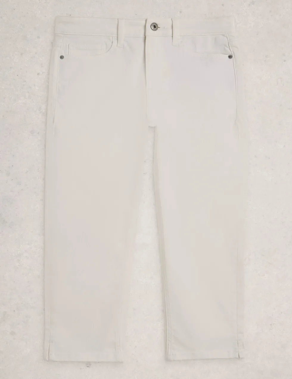 Mid Rise Skinny Cropped Jeans
