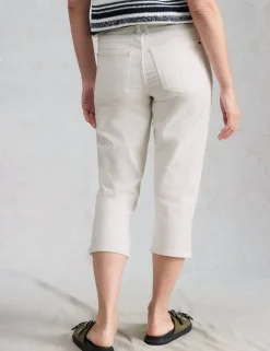 Mid Rise Skinny Cropped Jeans