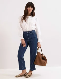 Mid Rise Slim Fit Ankle Grazer Jeans