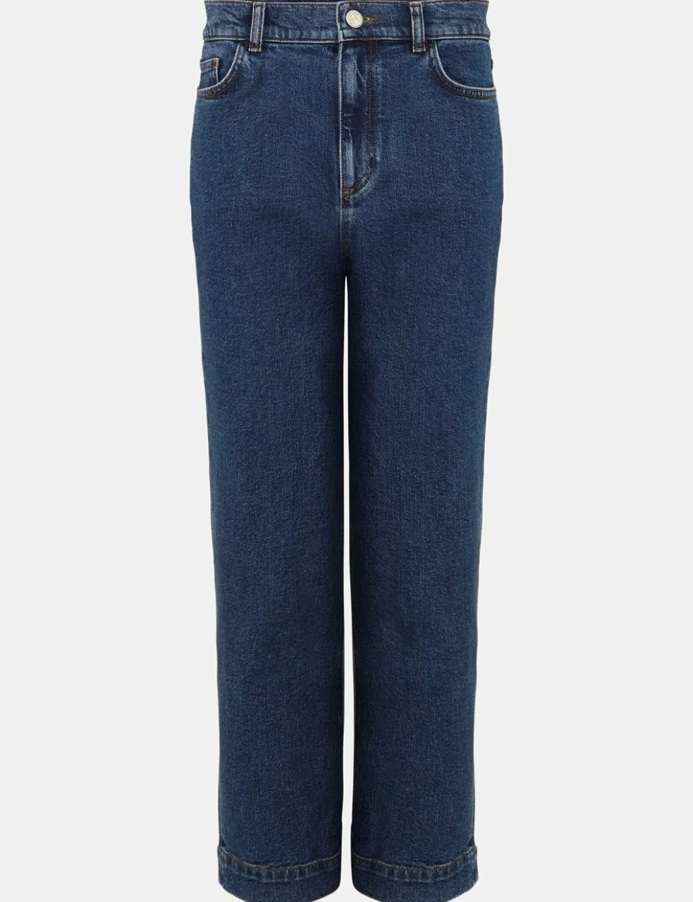 Mid Rise Slim Fit Ankle Grazer Jeans