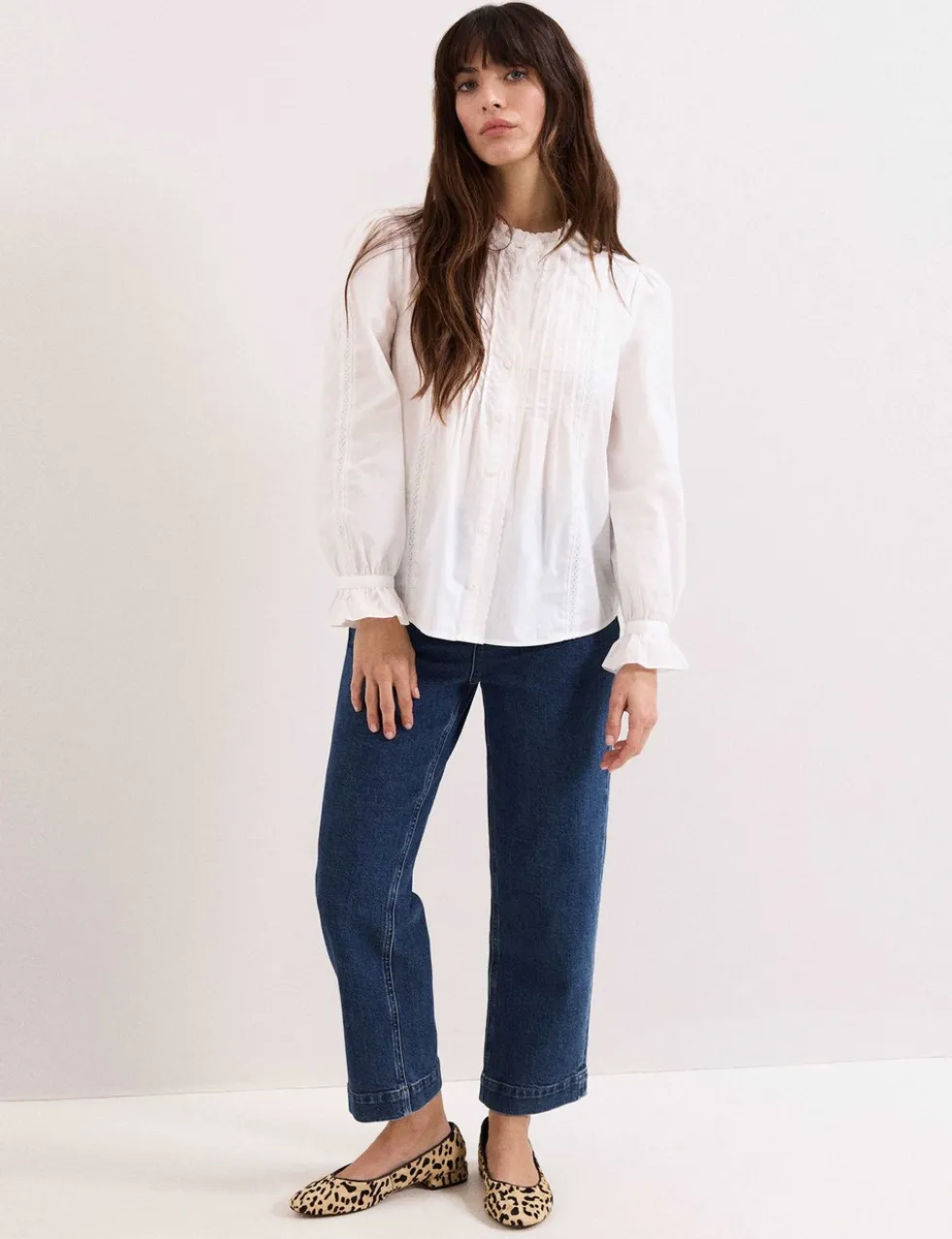 Mid Rise Slim Fit Ankle Grazer Jeans
