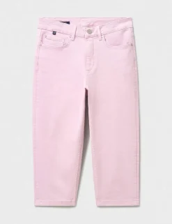 Mid Rise Slim Fit Cropped Jeans