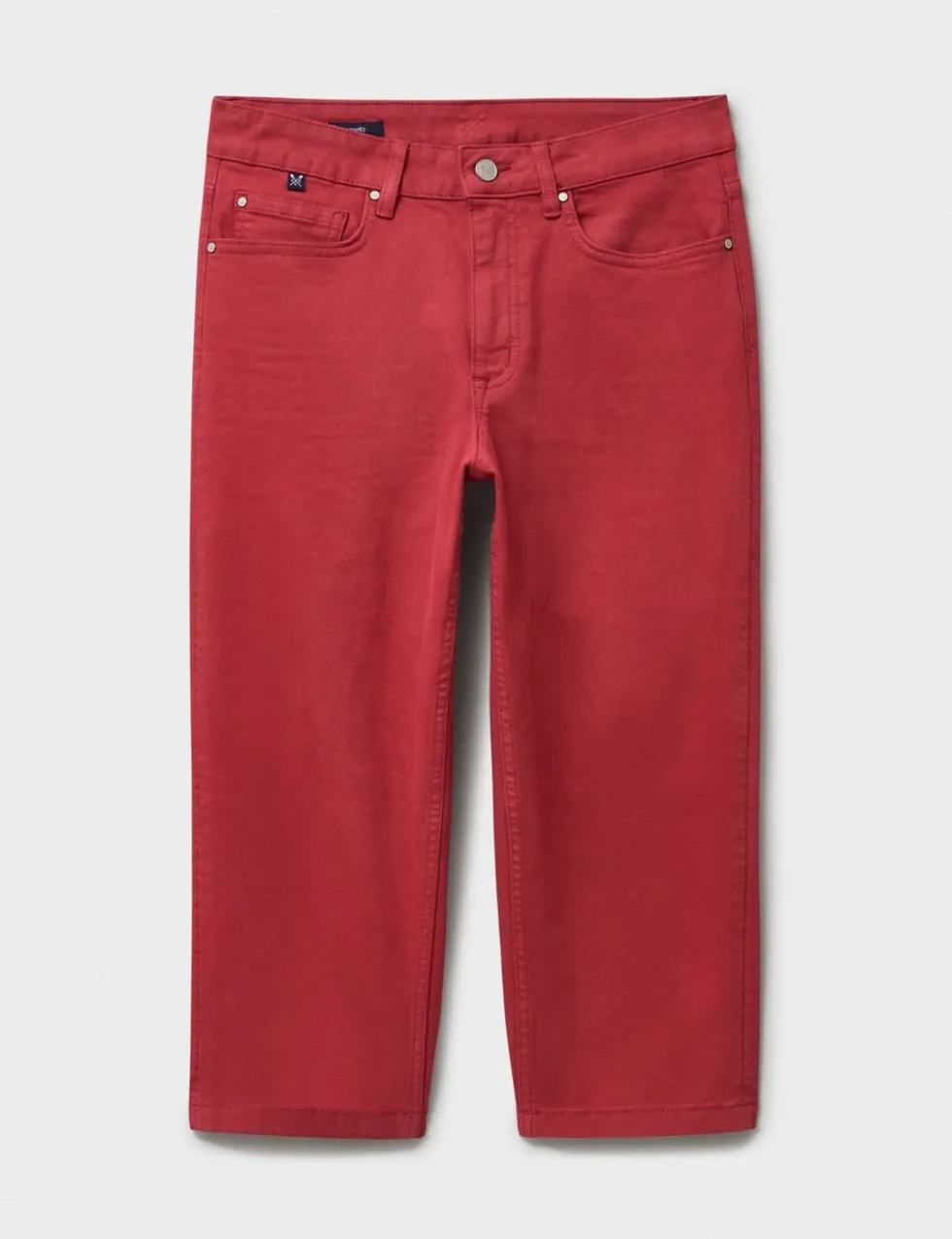 Mid Rise Slim Fit Cropped Jeans