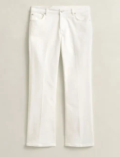 Mid Rise Slim Flare Jeans