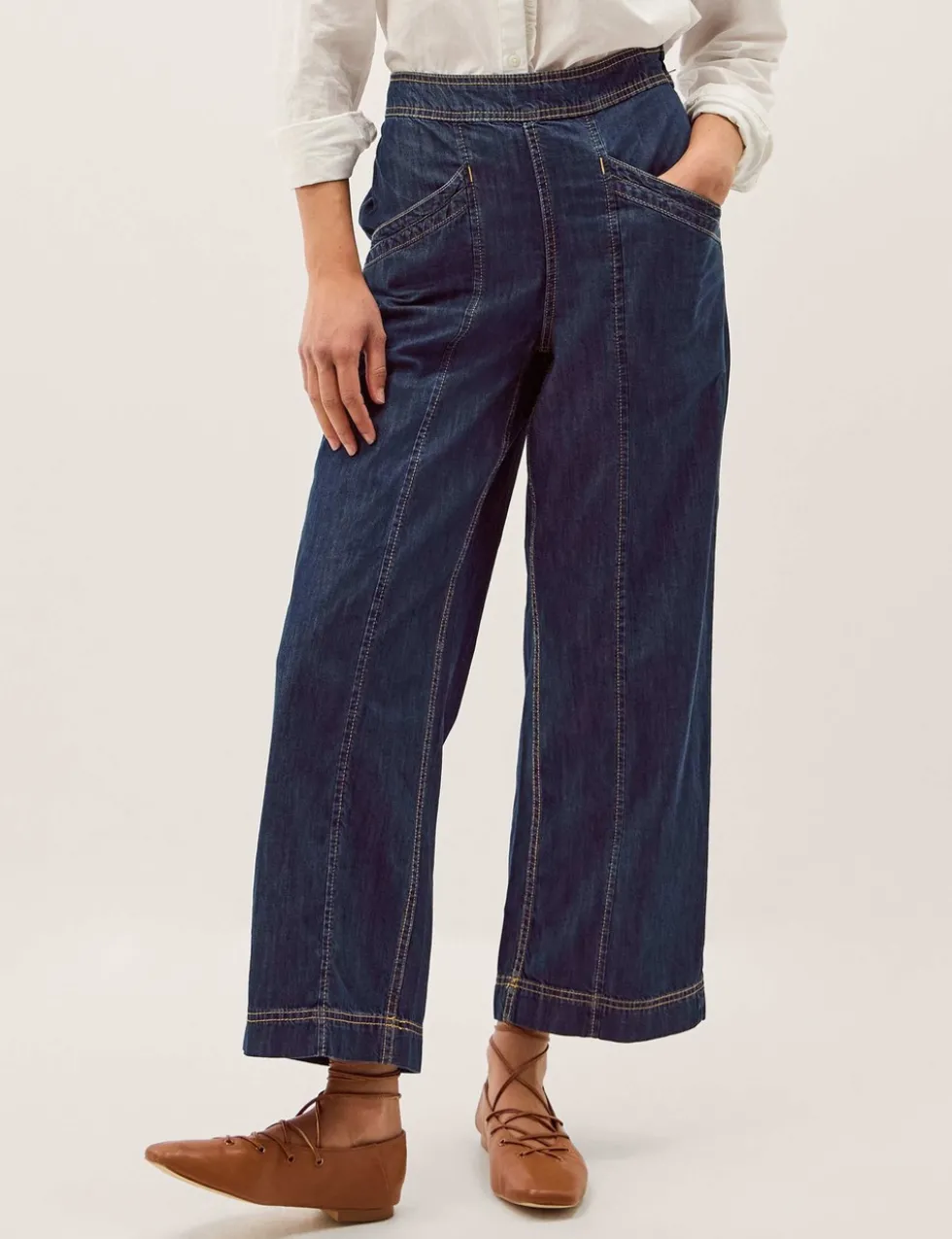 Mid Rise Straight Leg Ankle Grazer Jeans