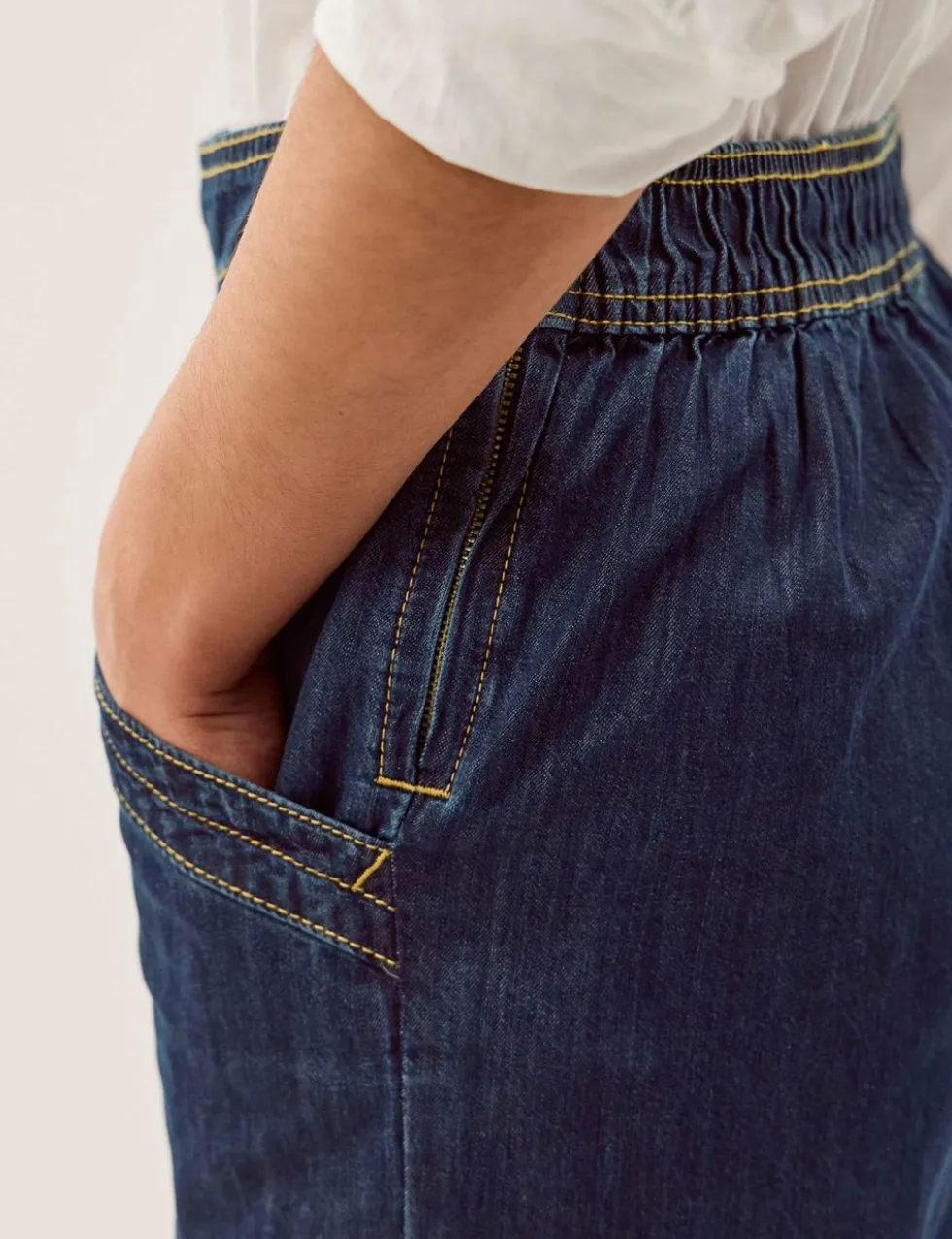 Mid Rise Straight Leg Ankle Grazer Jeans